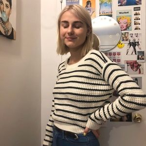 Cropped sweater from Forever 21